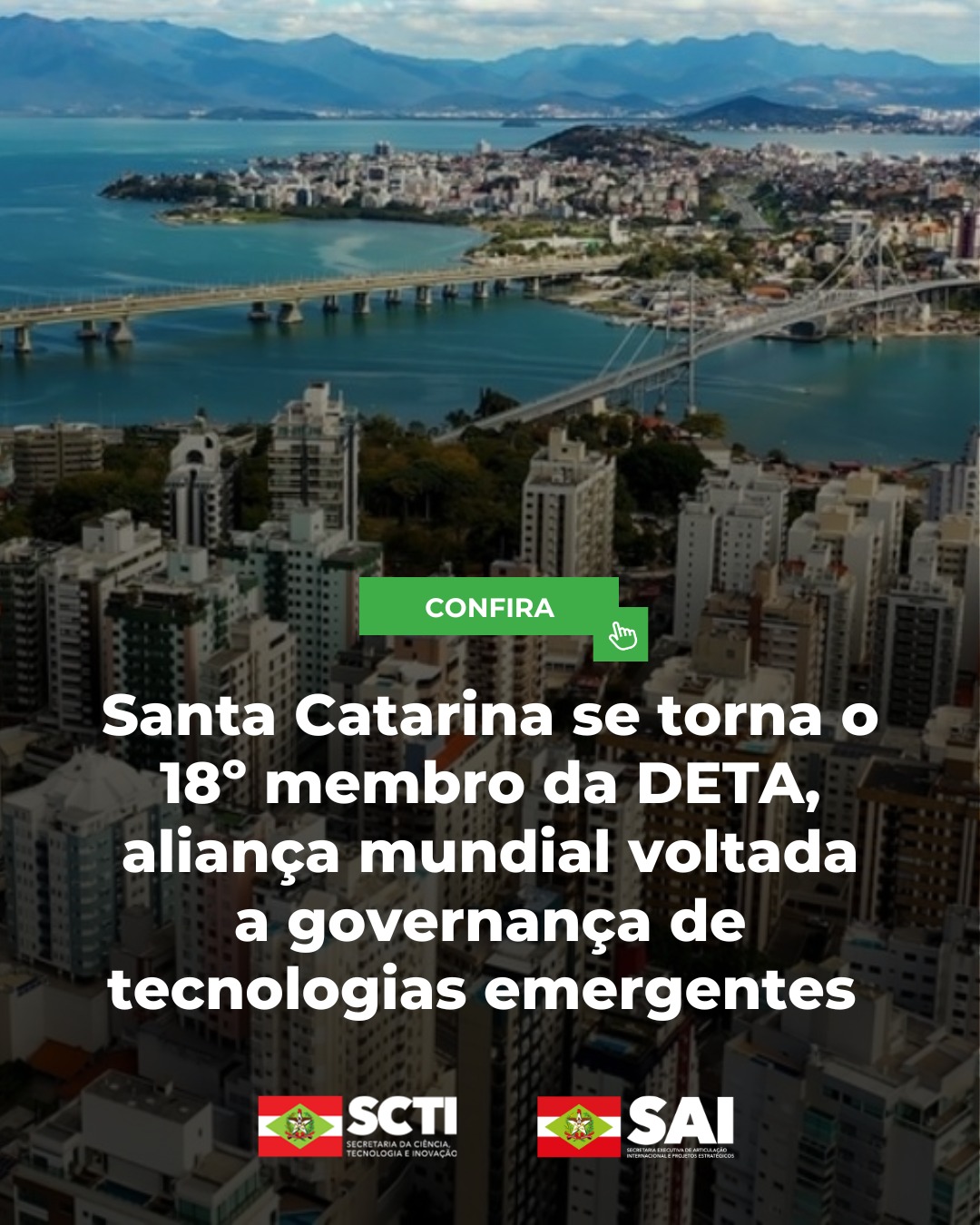 Santa Catarina se torna o 18º membro da Disruptive & Emerging Technology Alliance (DETA)