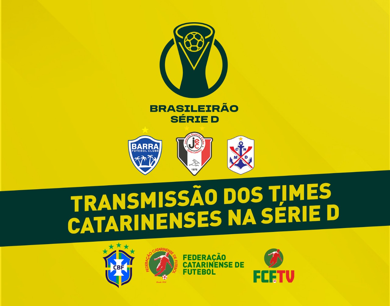 Catarinenses entram em campo no sábado pela nona rodada da Série D