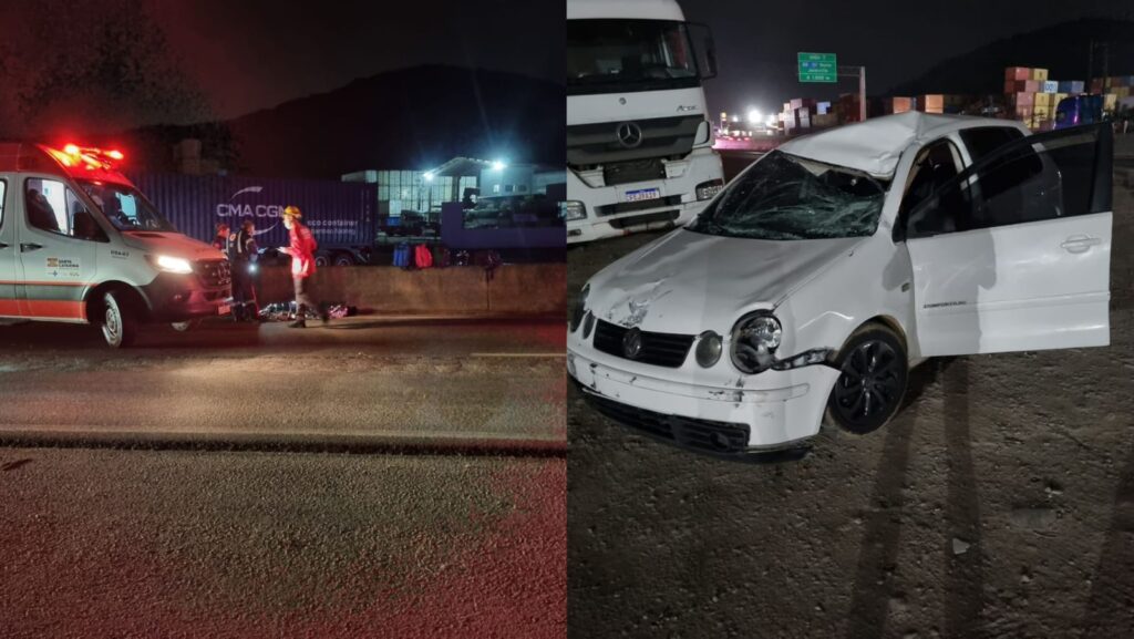 Ciclista morre atropelado por veículo na BR-470