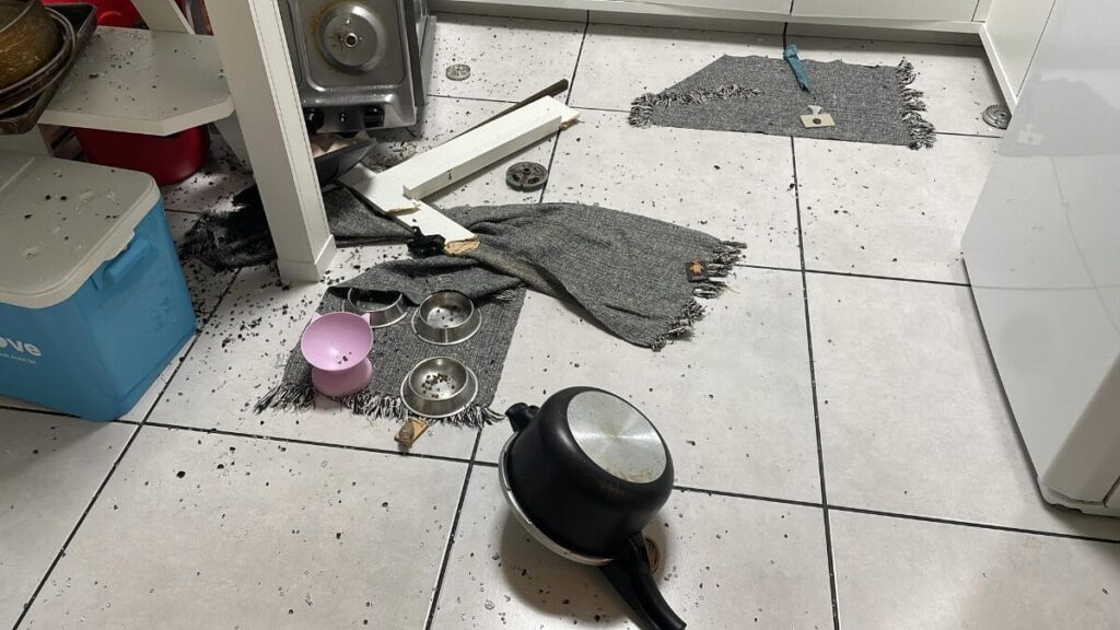 Explosão em residência assusta moradores