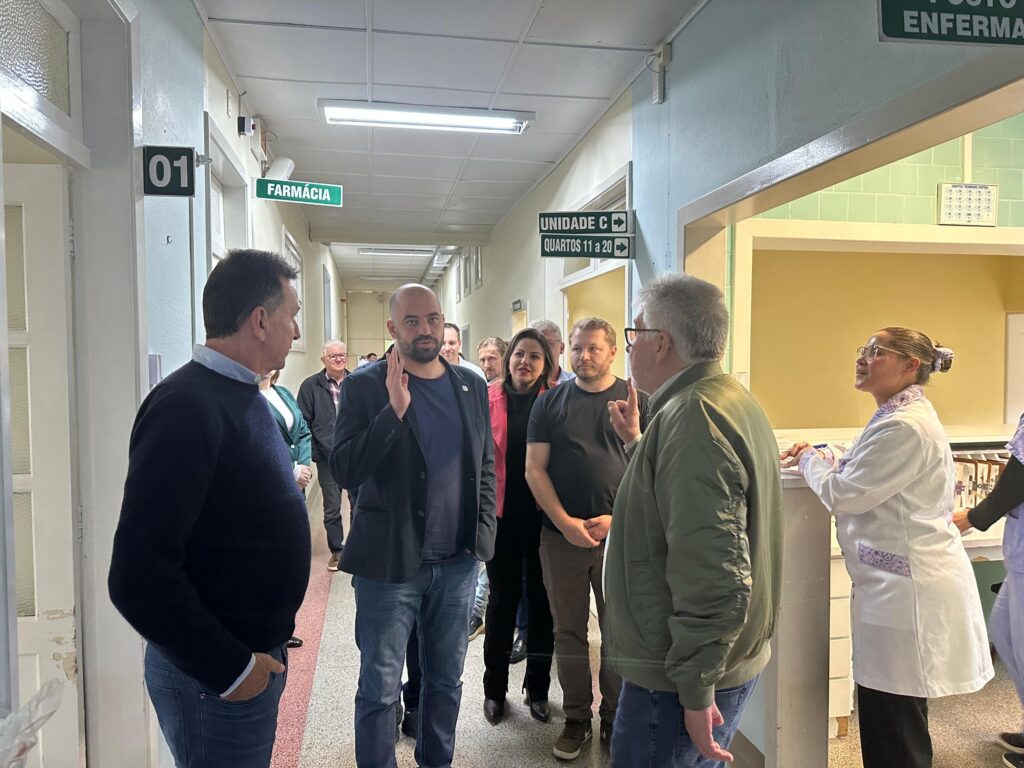Secretário visita Hospital de Trombudo Central e reforça compromisso com a saúde no Alto Vale