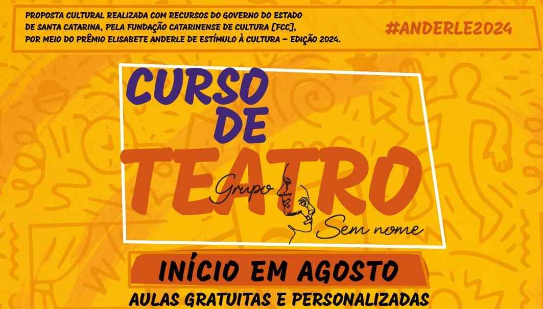 Curso de teatro gratuito prepara nova geração de artistas em São José