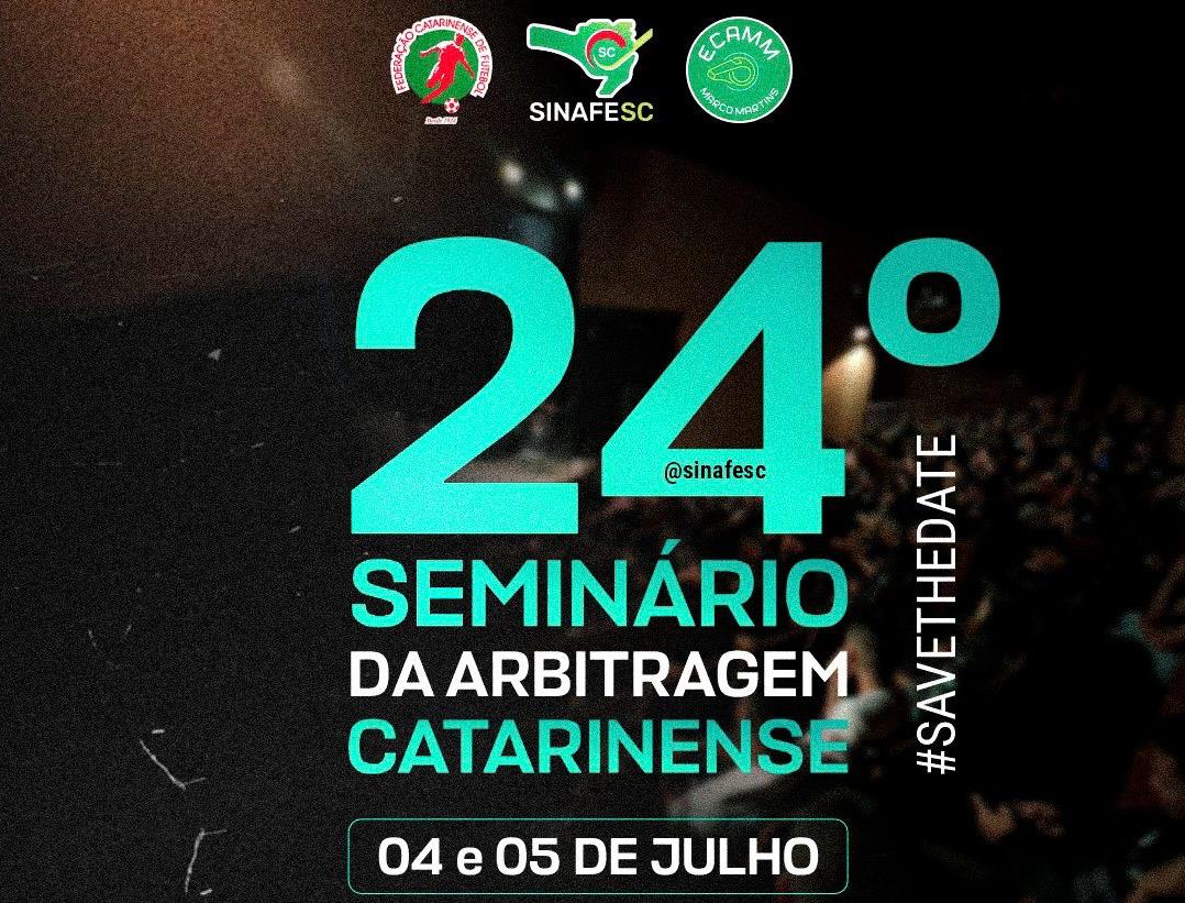 Divulgada a programação oficial do 24º Seminário da Arbitragem Catarinense