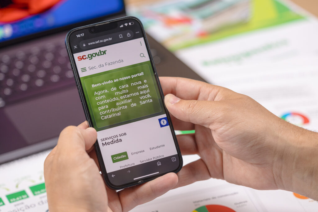 Santa Catarina tem a segunda maior taxa de domicílios com internet