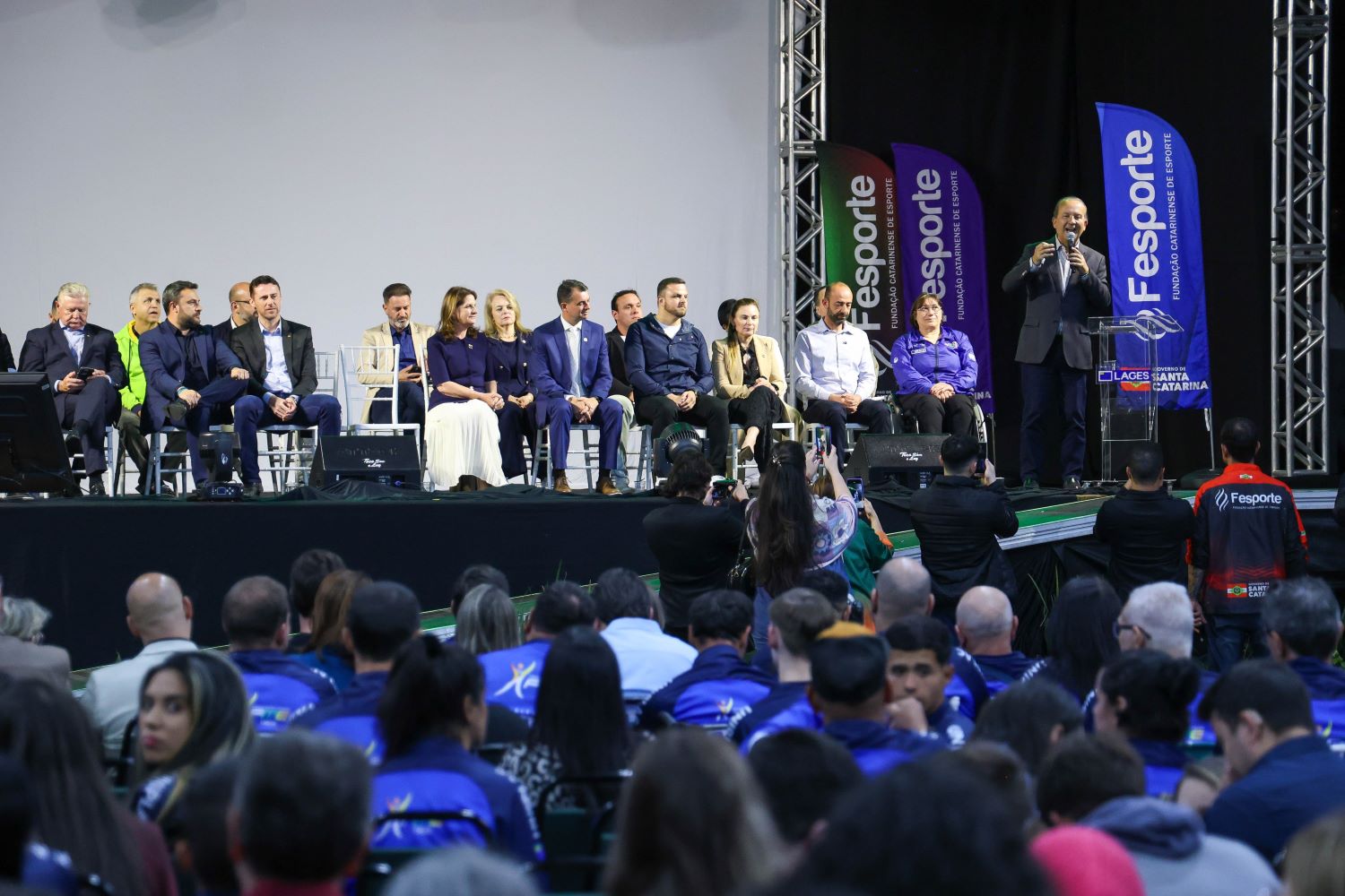 Governador participa da abertura do 18º Jogos Abertos Paradesportivos de Santa Catarina  em Lages
