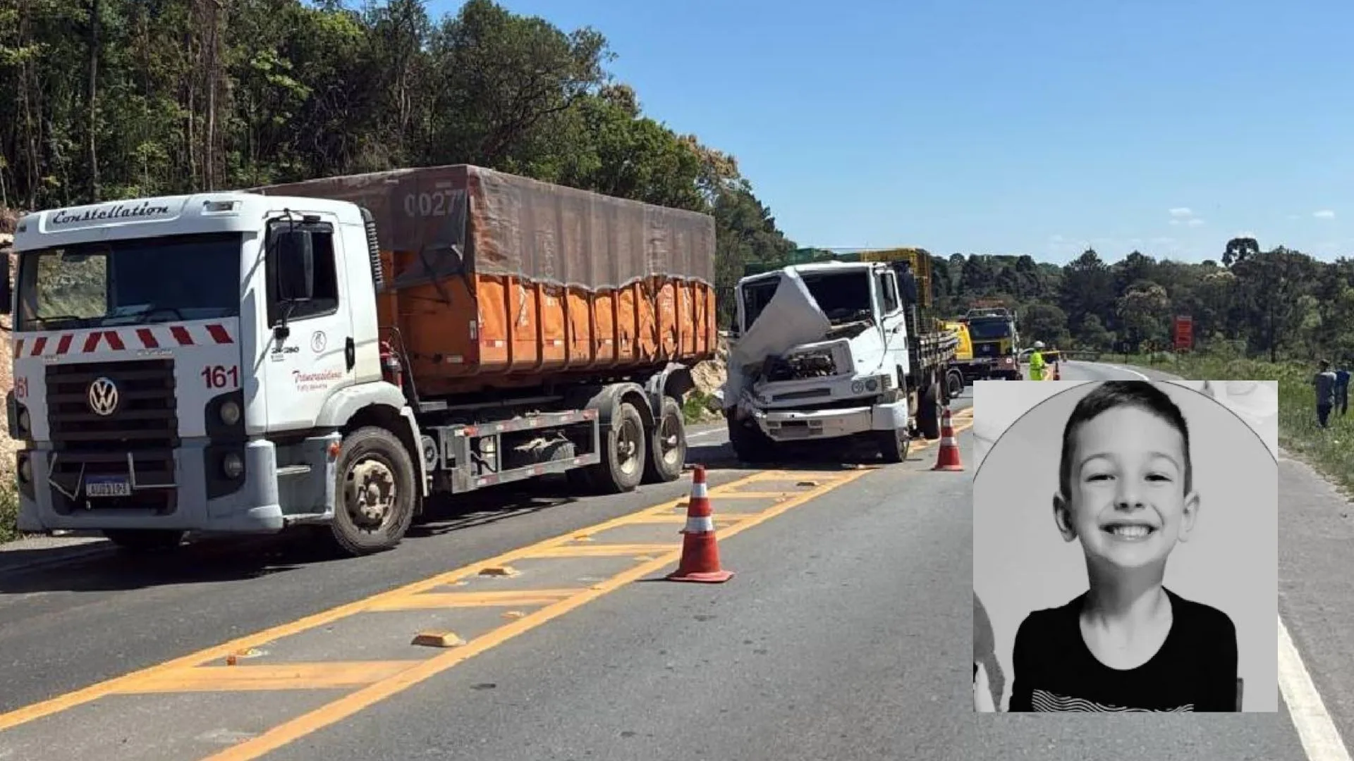 Menino que morreu após ficar preso em ferragens é identificado