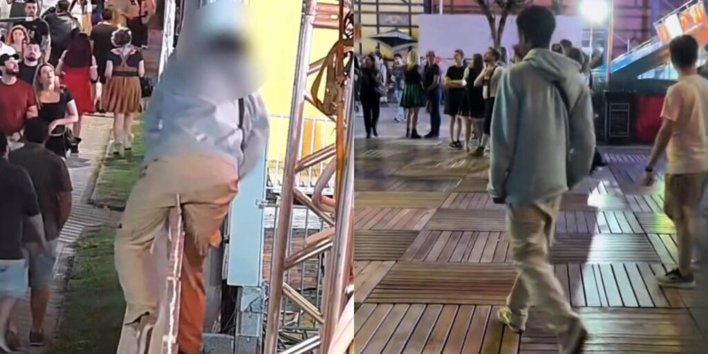 Homem tenta invadir Oktoberfest Blumenau, mas é flagrado e detido