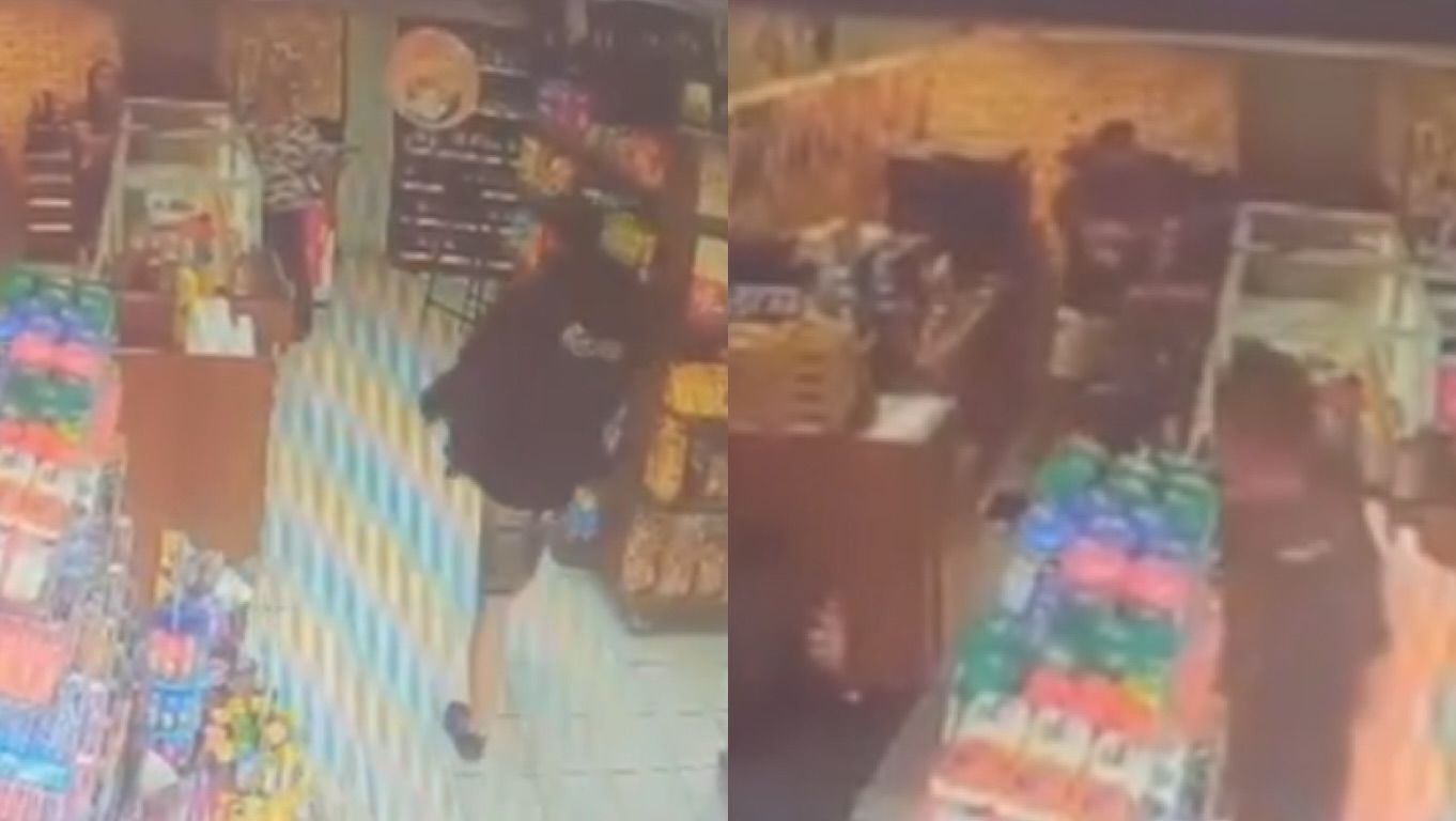 ‘Machão’ acaba espancado após invadir local de trabalho da ex-namorada em São João Batista