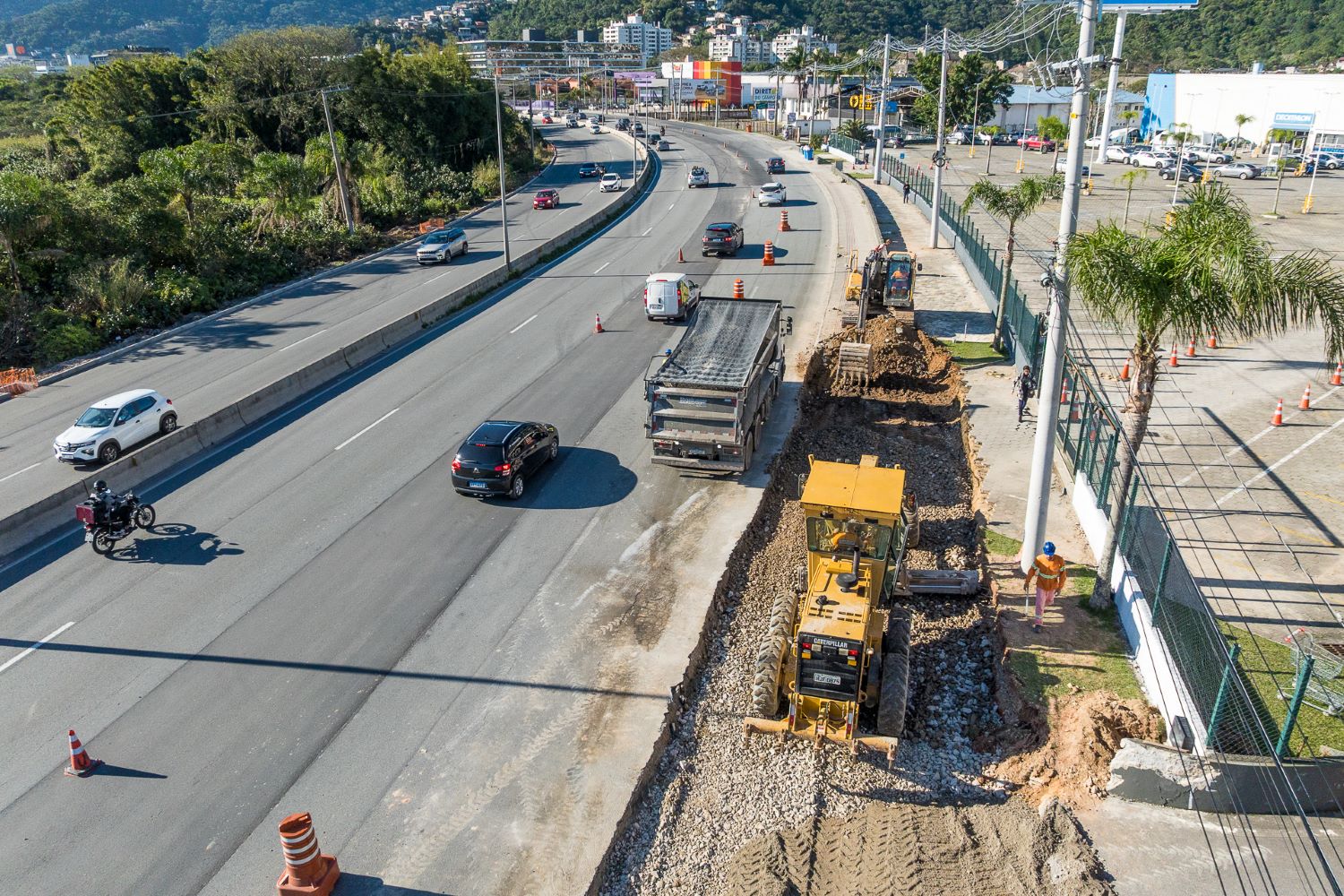 Governo trabalha para concluir até dezembro parte da triplicação da SC-401, em Florianópolis