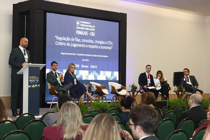 Secretário de Saúde de Santa Catarina apresenta ações em evento do Conselho Nacional de Justiça