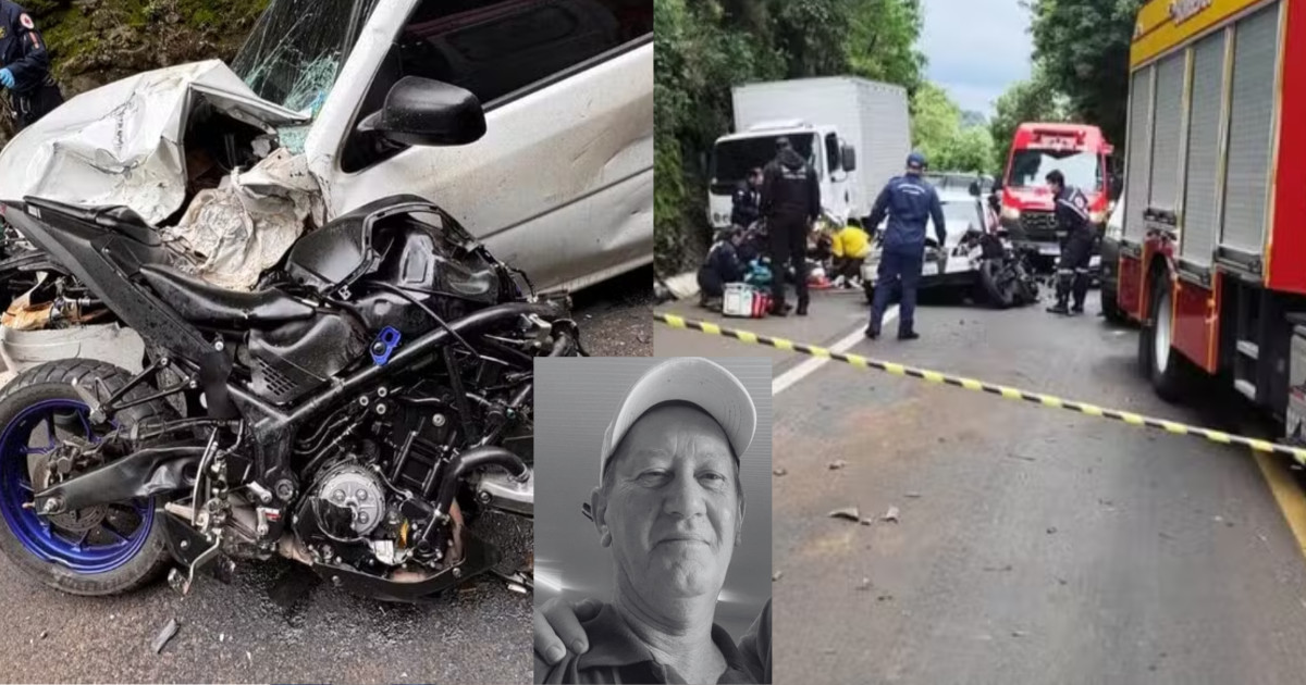 Violento engavetamento envolvendo oito veículos deixa um morto e múltiplos feridos em SC