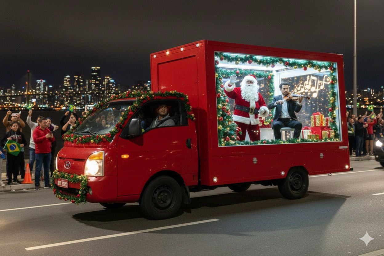 “Natal de Todos” ganha as ruas de São José com música itinerante e programação especial até sábado