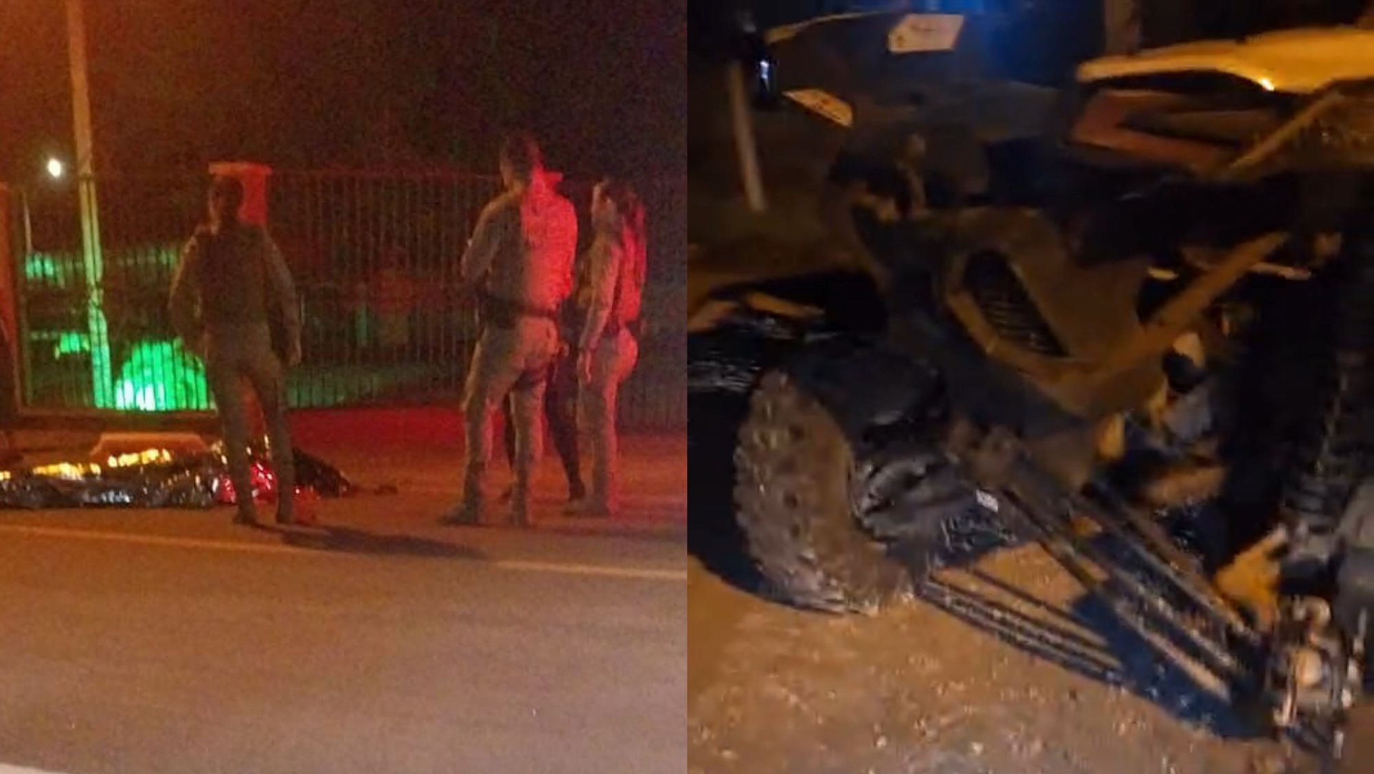 Tio e sobrinho morrem após atropelamento por UTV e motorista foge em Camboriú