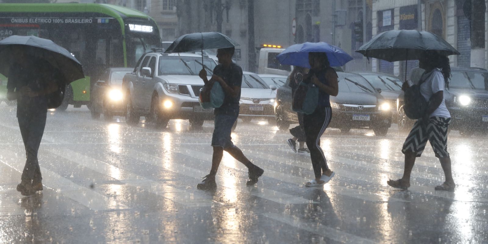 Defesa Civil alerta para chuvas fortes no estado de SP