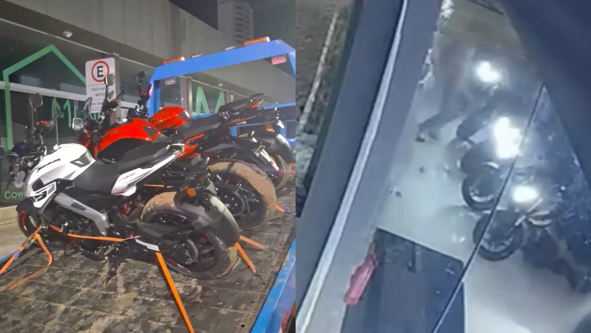 'Nois é dimenor, não dá nada': PMSC e GMs recuperam 10 motos levadas em arrastão em Itajaí