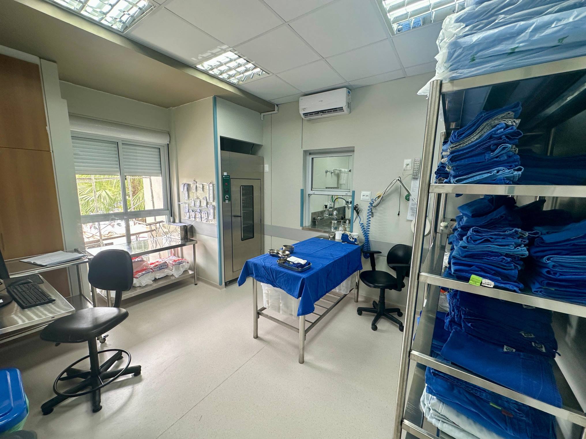 Saúde em Obras: Central de Material e Esterilização do Instituto de Cardiologia recebe manutenção e reforça a segurança hospitalar