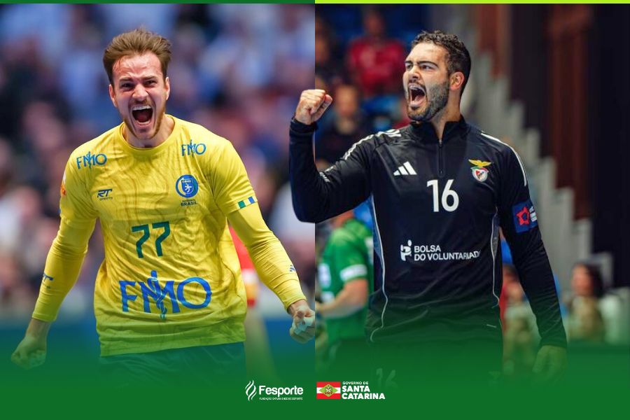 Fesporte celebra desempenho de catarinenses na Seleção Brasileira de Handebol