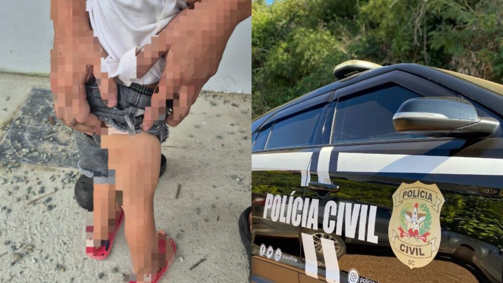 Mulher é presa em flagrante por agredir filha de 3 anos e expor bebê nas redes sociais em Navegantes