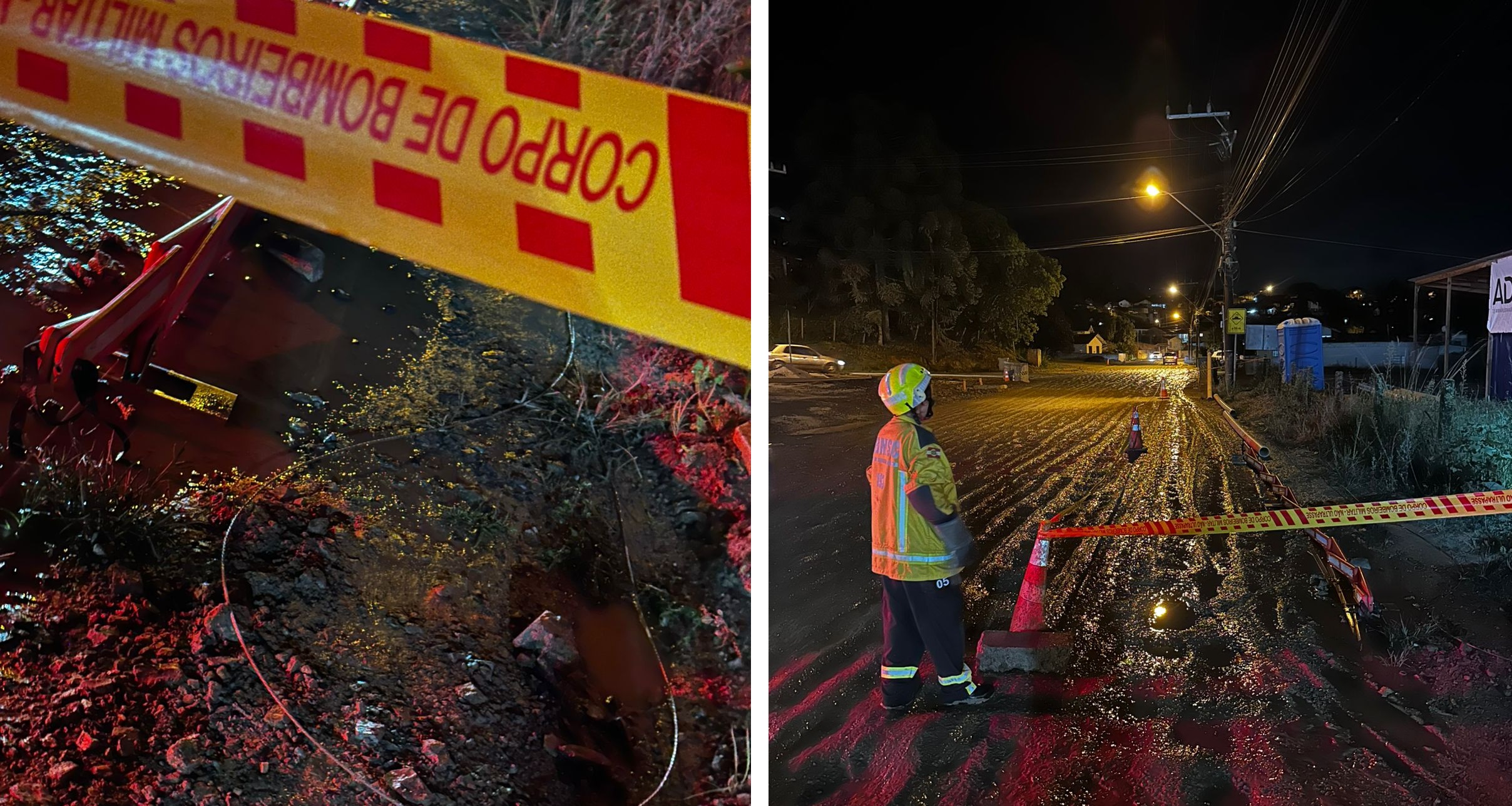 Adolescente morre ao levar choque elétrico de fio caído em rua de São Bento do Sul