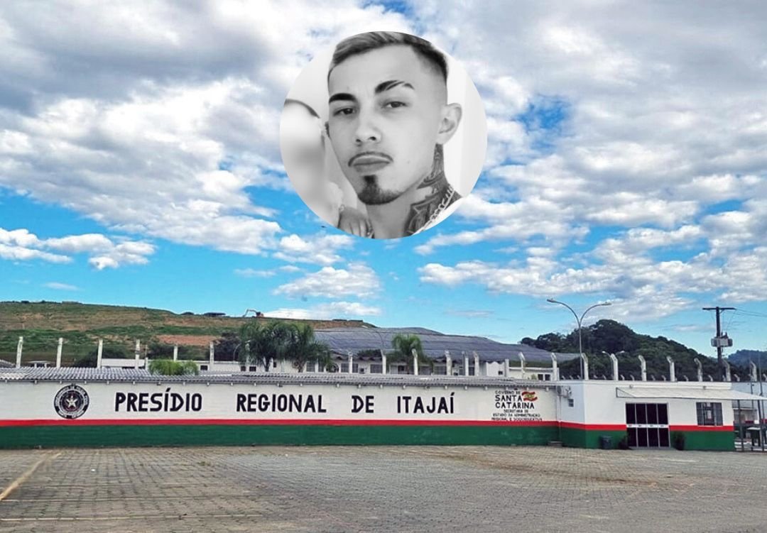 Detento morre engasgado durante refeição em presídio de Itajaí