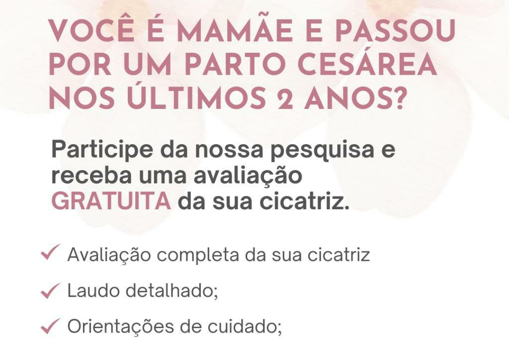 Mulheres que passaram por cesariana podem ter cicatriz avaliada em Florianópolis por projeto da Udesc Cefid