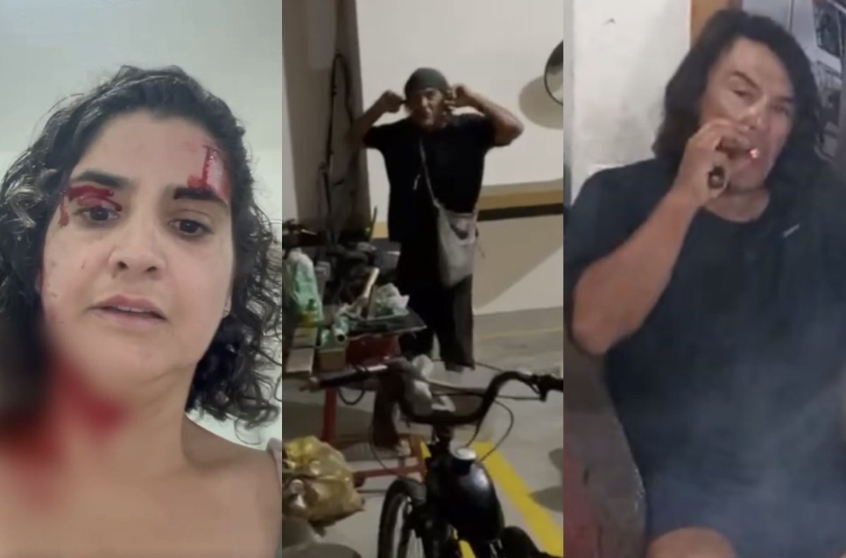 Moradora e síndico são agredidos por vizinho em condomínio de Florianópolis; histórico de violência gera revolta