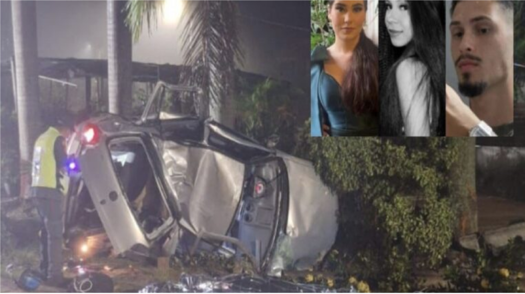 Três jovens morrem em grave acidente na SC-108 em Braço do Norte