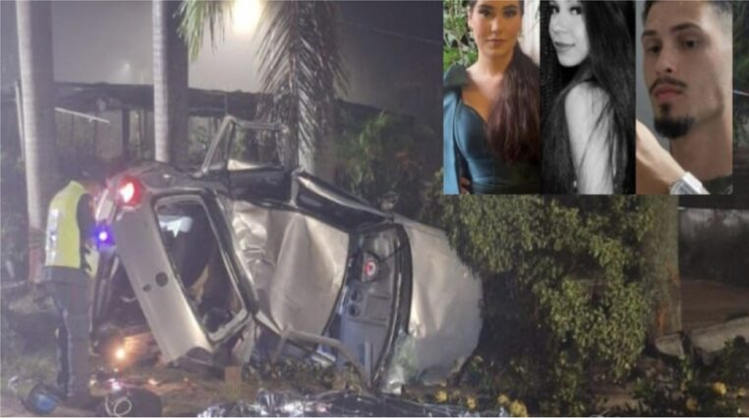 Três jovens morrem em grave acidente na SC-108 em Braço do Norte