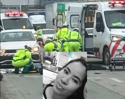 Técnica de enfermagem morre após grave acidente entre moto e caminhão na BR-101