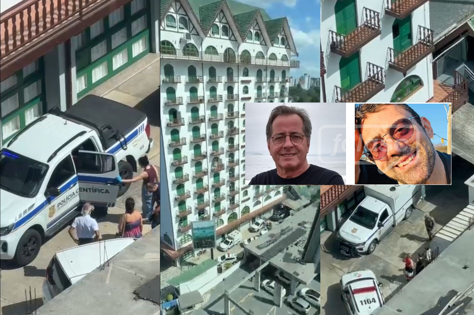 Identificados os homens que morreram em 24h no mesmo hotel de Joinville