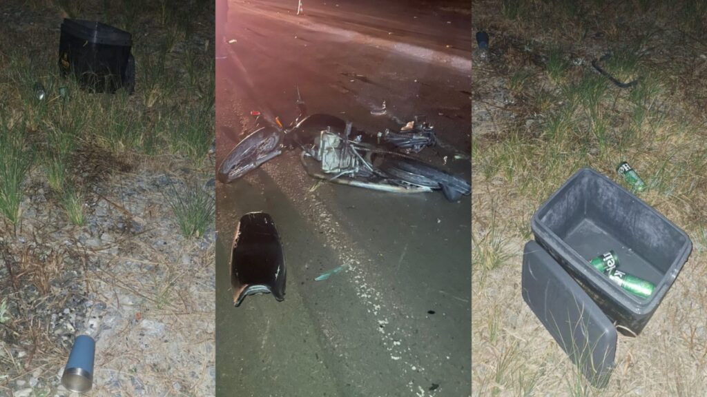 Motociclista morre após ser atingido por caminhonete em alta velocidade na SC-110