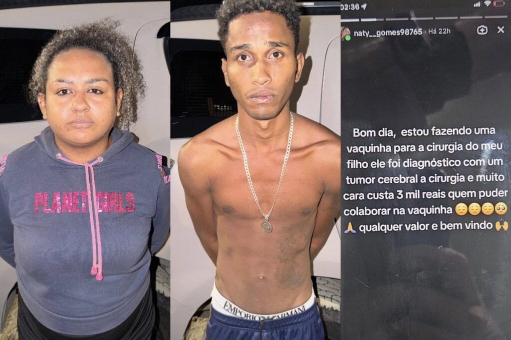 Casal da Bahia ‘inventa’ criança com câncer e aplica golpes para viver no litoral de SC: “ajude o Ravi!”