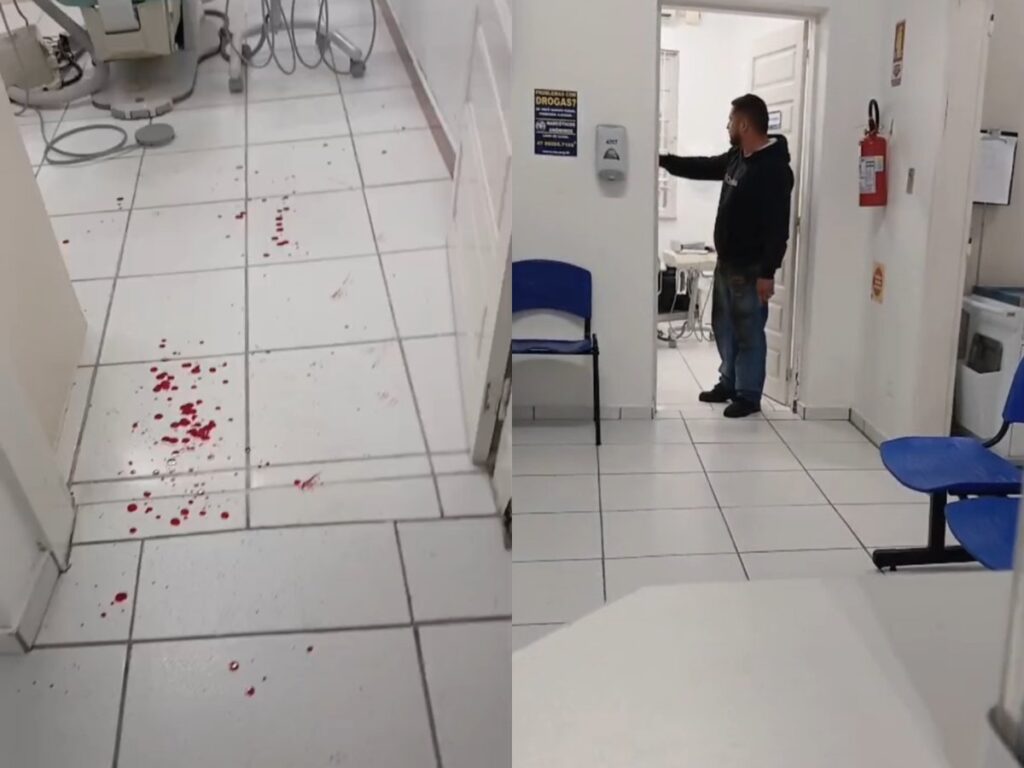 Criança sai sangrando de consulta odontológica e confusão termina em agressão dentro de posto de saúde