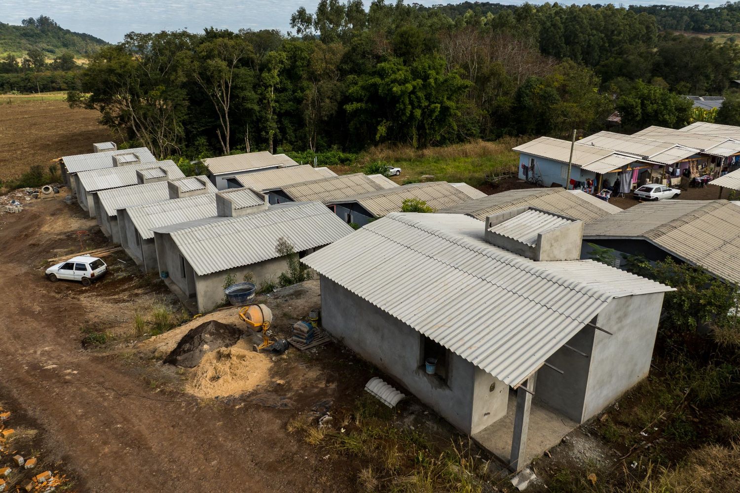 Obras do Programa Casa Catarina avançam em municípios do Oeste e moradias serão inauguradas em breve