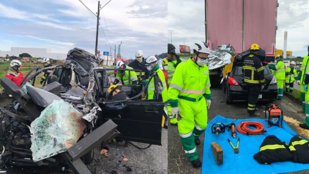 ‘Não sobrou quase nada’: homem morre após carro ser esmagado em acidente em Barra Velha