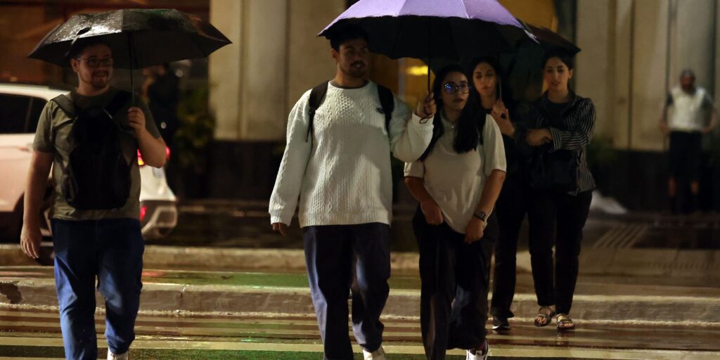 Chuvas voltam à Região Sul com possibilidade de queda de granizo