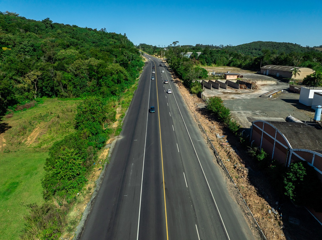 Duplicação da SC-108 entre Urussanga e Cocal do Sul chega a 70% de conclusão