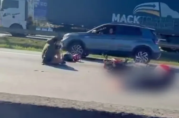 Motociclista morre em grave acidente na BR-101 em Itajaí