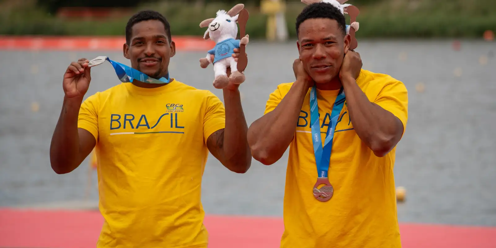Jacky Godmann e Gabriel Nascimento são prata no Mundial de Canoagem