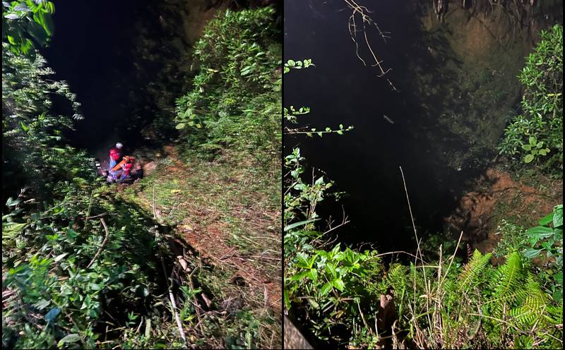 Jovem cai em ribanceira após proteção ceder no Mirante da Serra em Corupá
