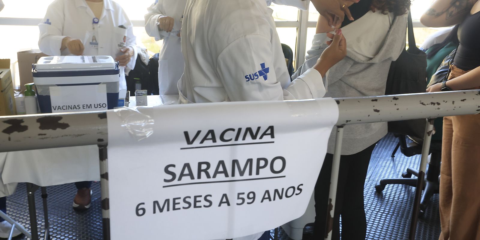 Mais de 795 mil vacinas contra o sarampo foram aplicadas em São Paulo