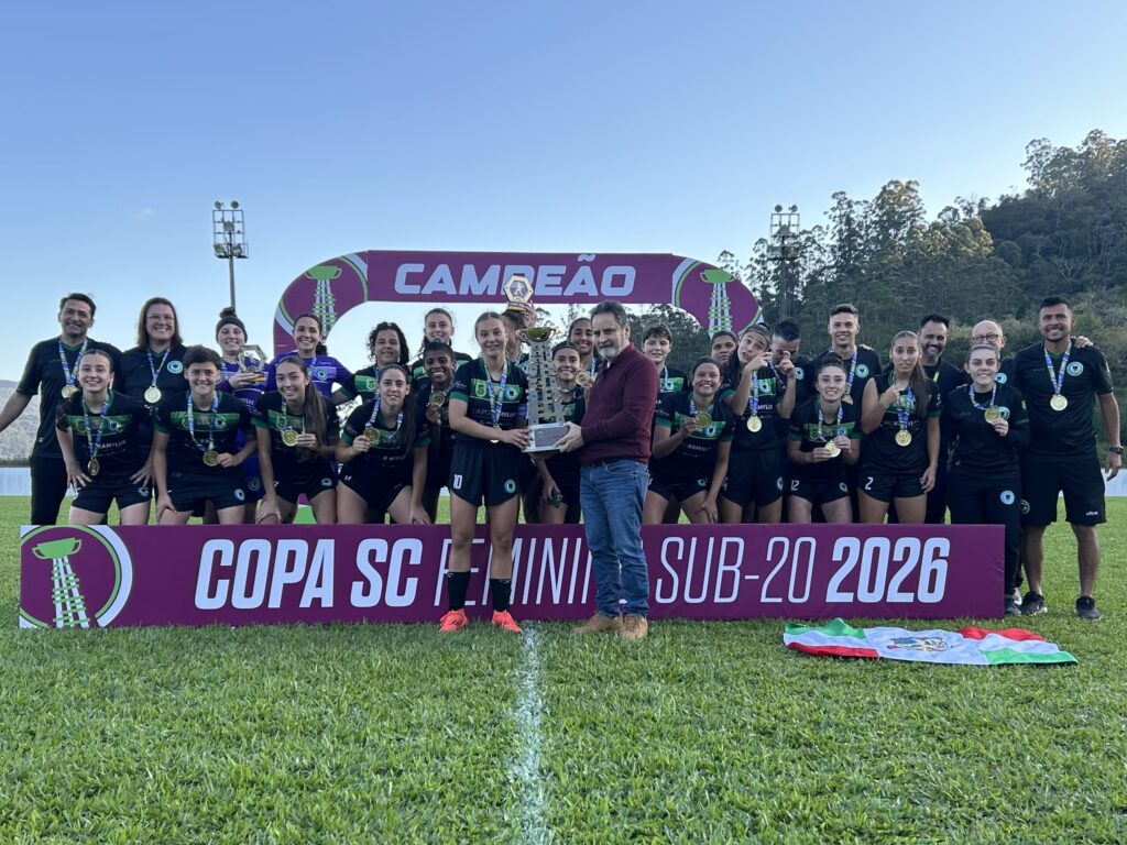 Meninas de Jaraguá conquista a Copa SC Feminina Sub-20 2026