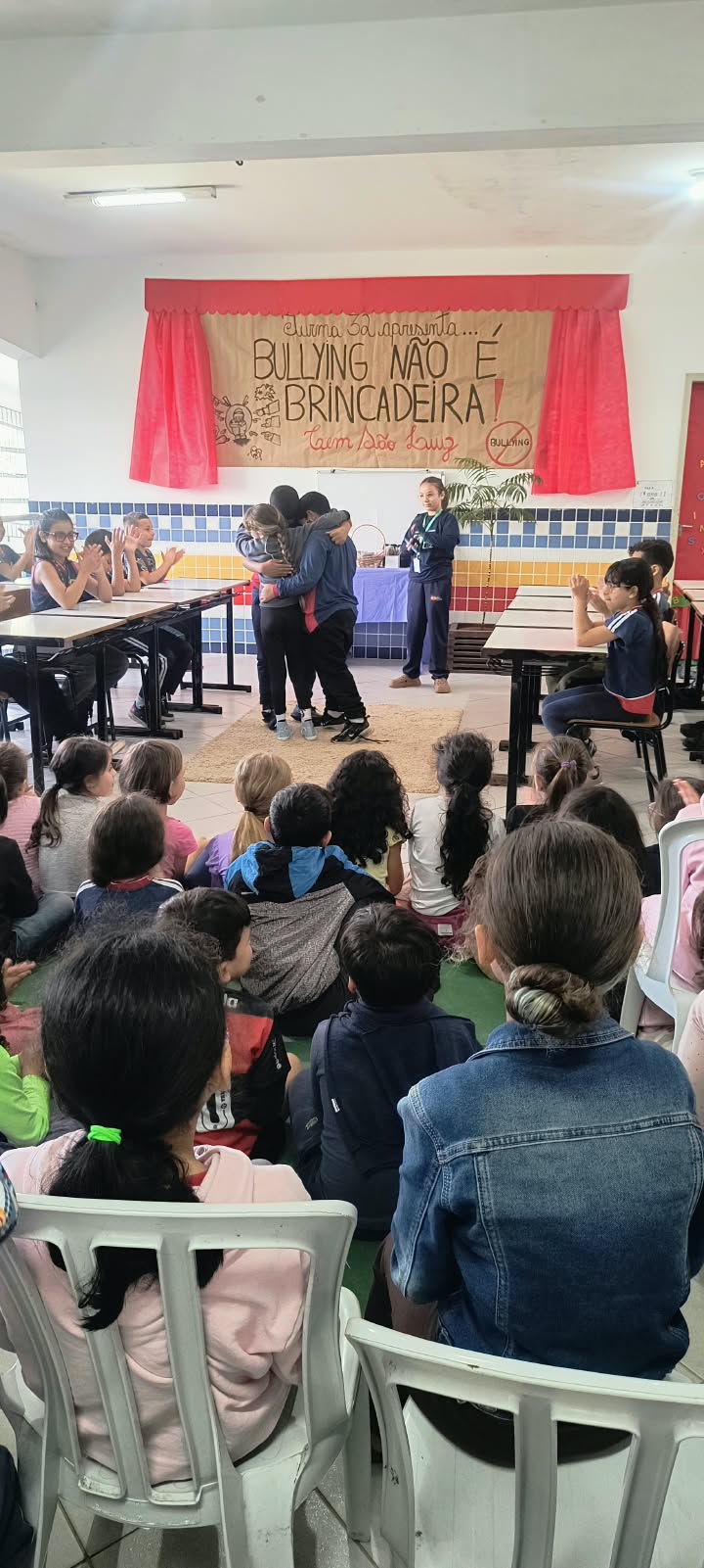Projeto “Bullying Não é Brincadeira”, no CEM São Luiz, reflete sobre respeito