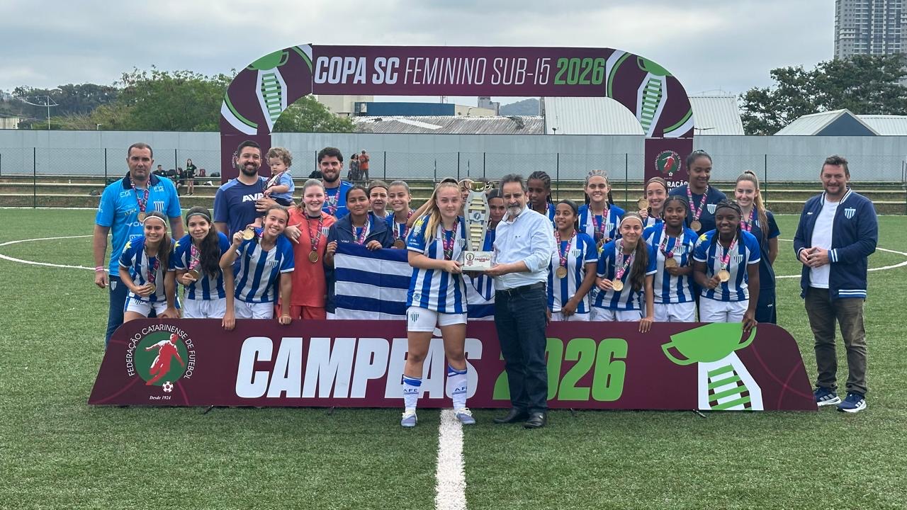 Avaí é campeão da Copa SC Feminino Sub-15 2026