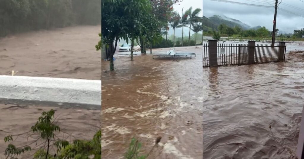Cidade catarinense que viveu a maior tragédia de sua história volta a ser castigada por temporal