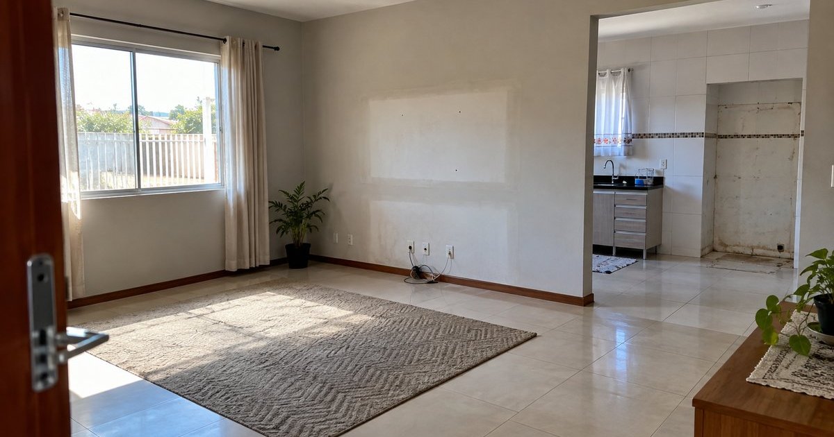 Hóspede do Airbnb vende geladeira, sofá, TV e até os colchões da casa onde estava hospedada em Criciúma