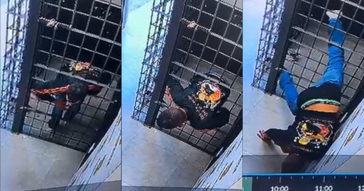 Preso por agredir mulher e enteada se espreme entre grades e foge da CPP em Florianópolis