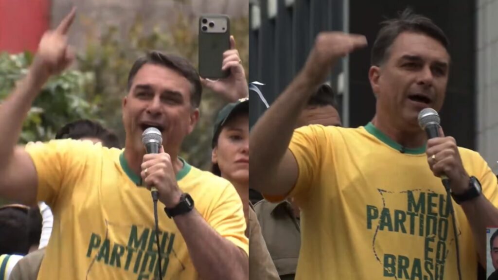 “Quem vota em Lula está votando em Alexandre de Moraes”, diz Flávio ao pedir a queda do ministro do STF
