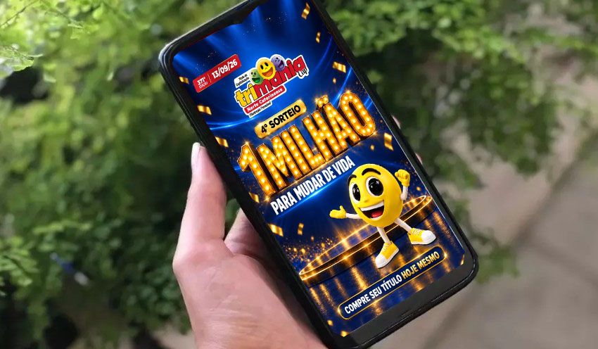 Trimania sorteia R$ 1,2 milhão e prêmio principal de R$ 1 milhão sai para Garuva