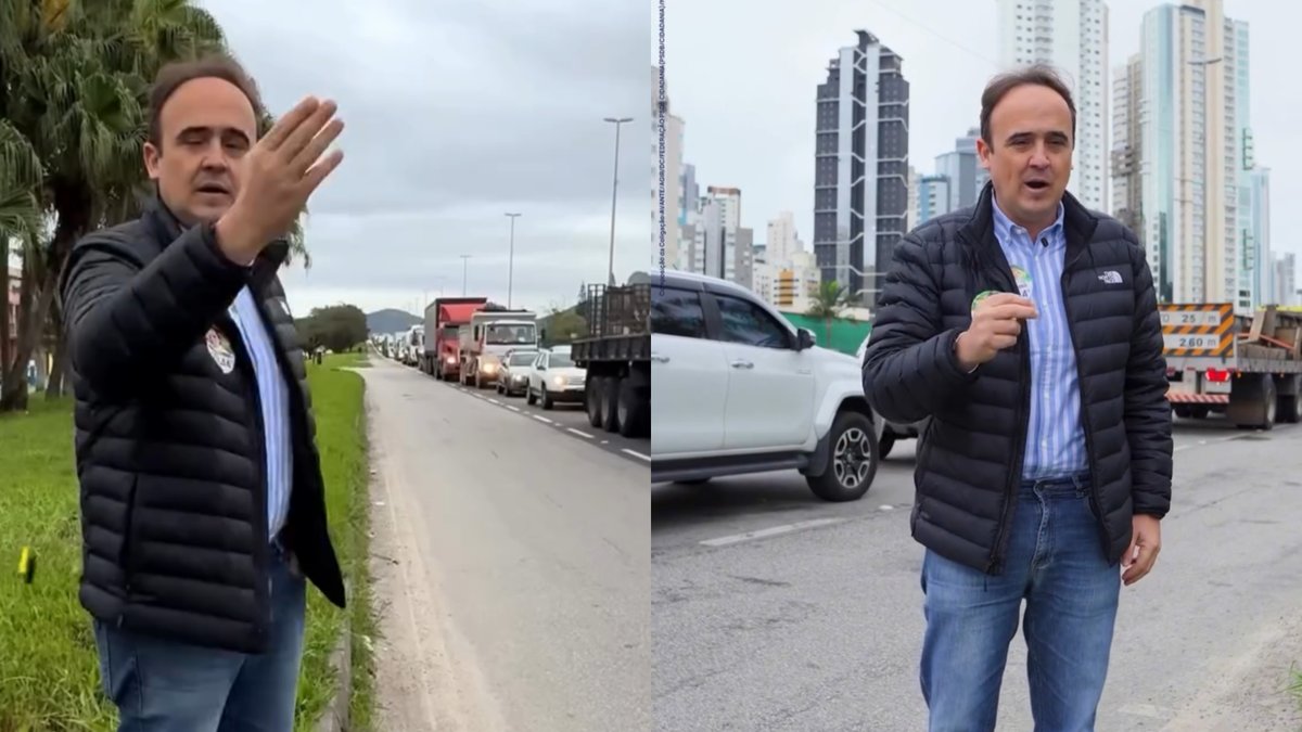 “Vingança do Lula contra o povo catarinense”, diz deputado Carlos Humberto sobre caos da BR-101